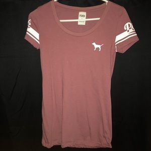 PINK scoop neck t-shirt